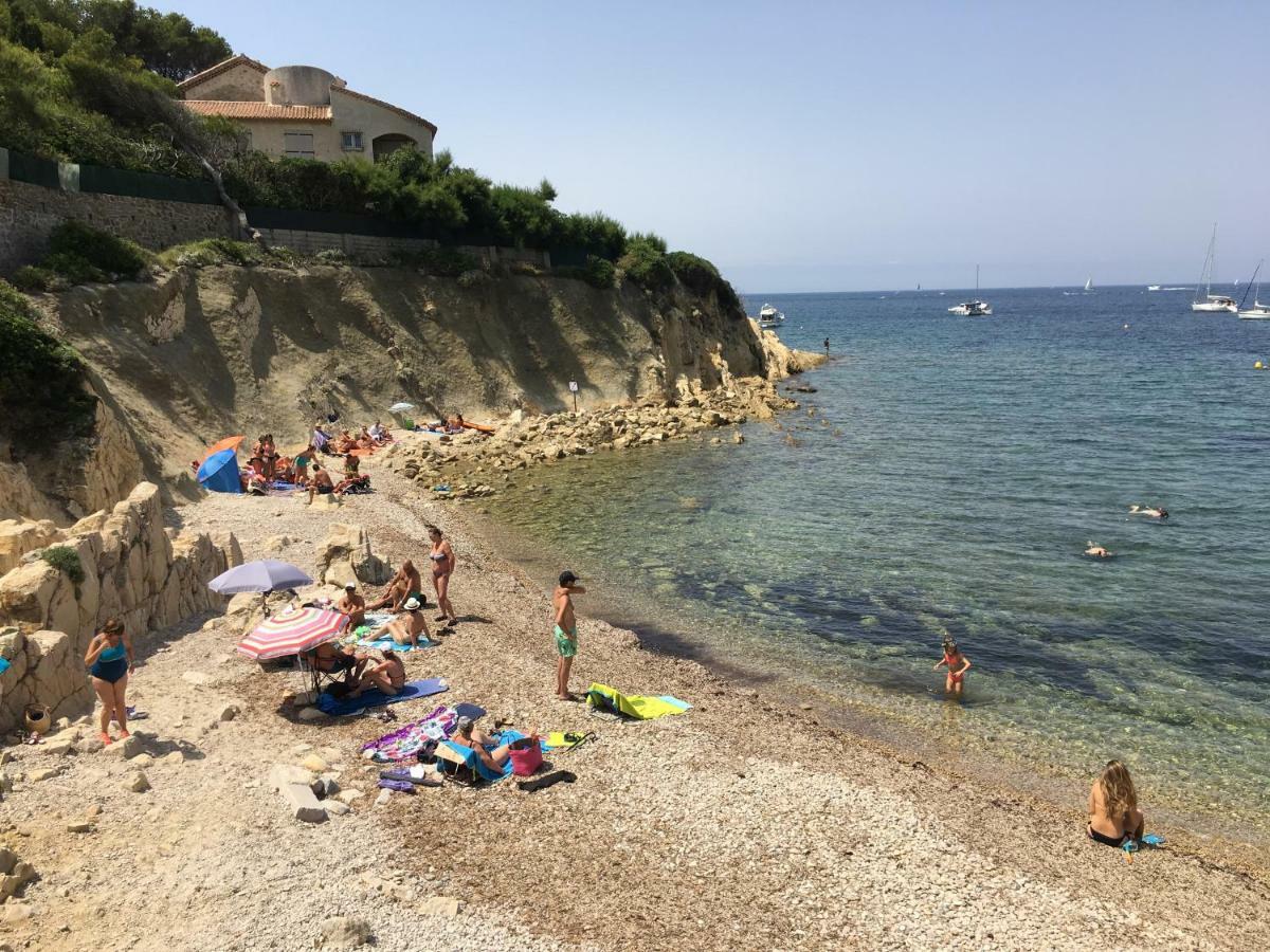 T2 Rez De Jardin 300M Plage De Beaucours Sanary Sur Mer Sanary-sur-Mer Exterior foto