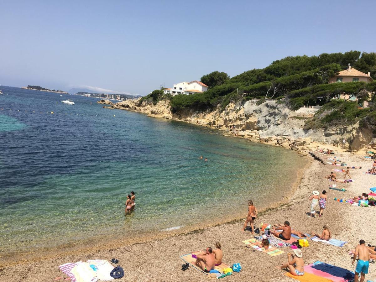 T2 Rez De Jardin 300M Plage De Beaucours Sanary Sur Mer Sanary-sur-Mer Exterior foto